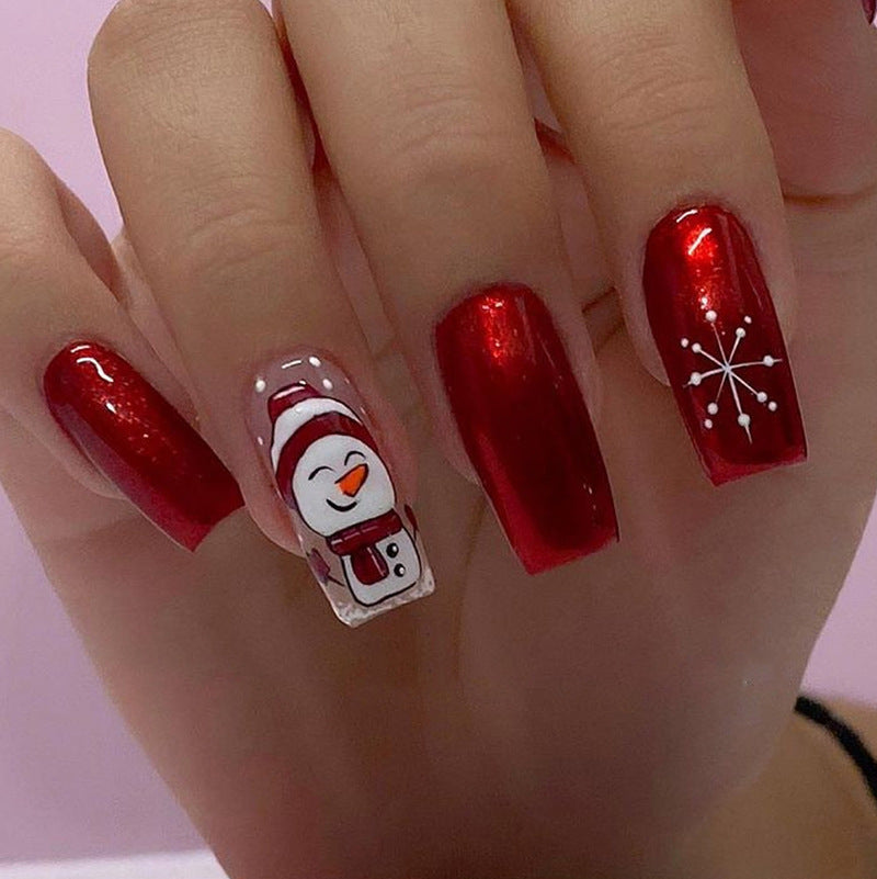 Holiday Themed Nail Art Bowlift