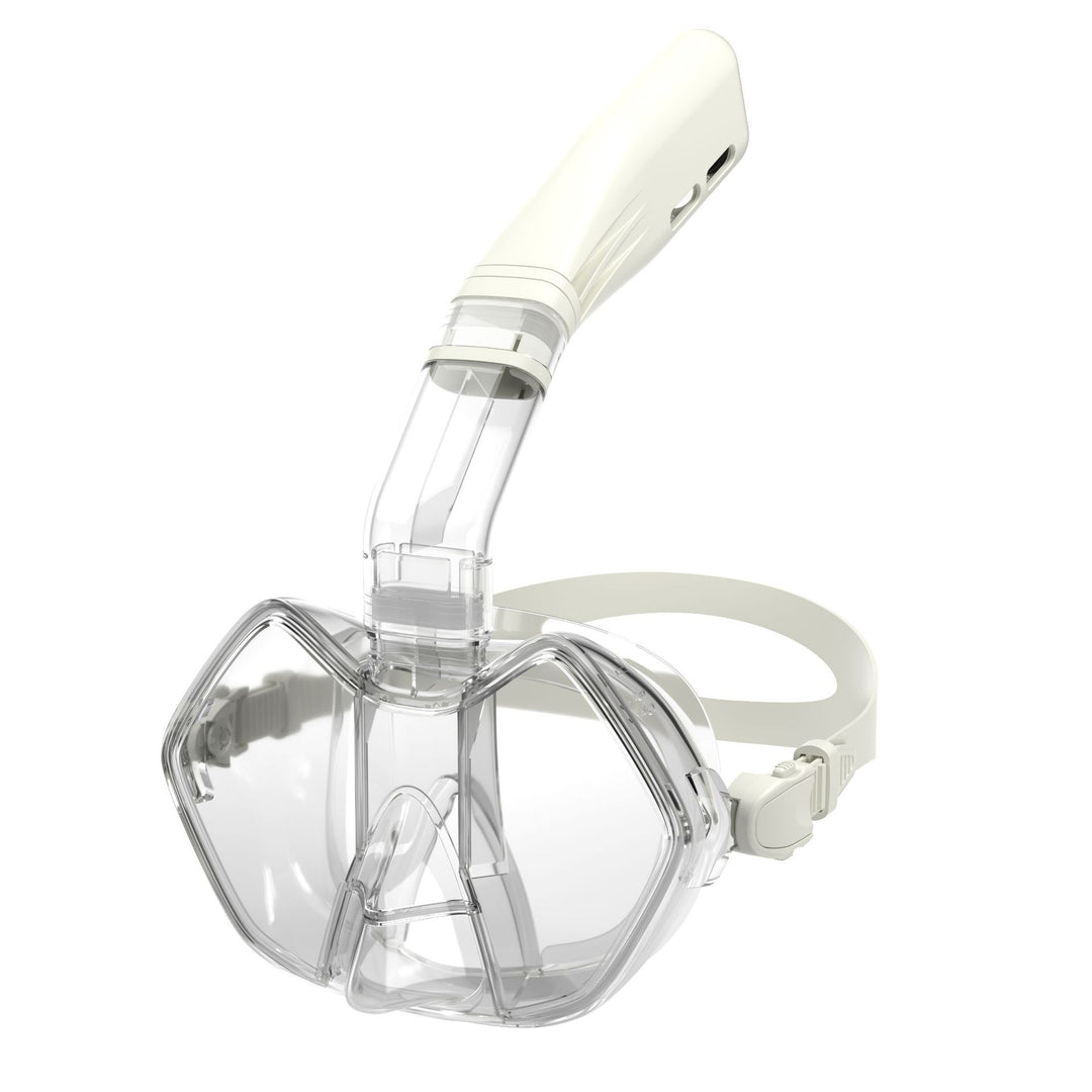 Snorkel mask with innovative anti-fog system Bowlift