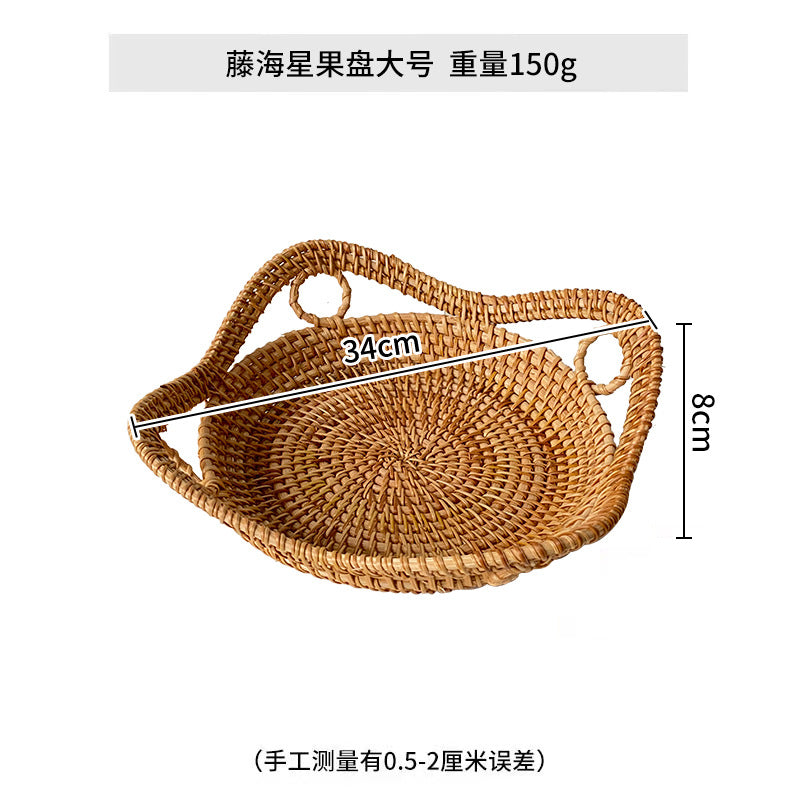Women heart-shaped rattan basket Bowlift