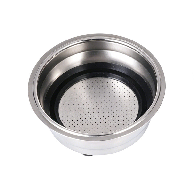 High-grade stainless double-shot bottomless portafilter basket insert Bowlift