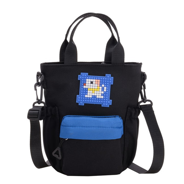 Mini handbag with colorful accents and practical carrying system Bowlift