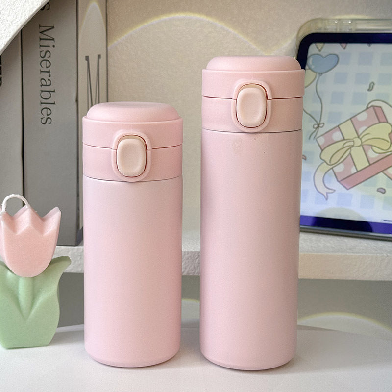 Ladies Insulated Drinking Bottle with Integrated Safety Closure Bowlift