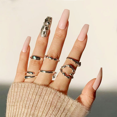 Artful nail art with glitter accents Bowlift