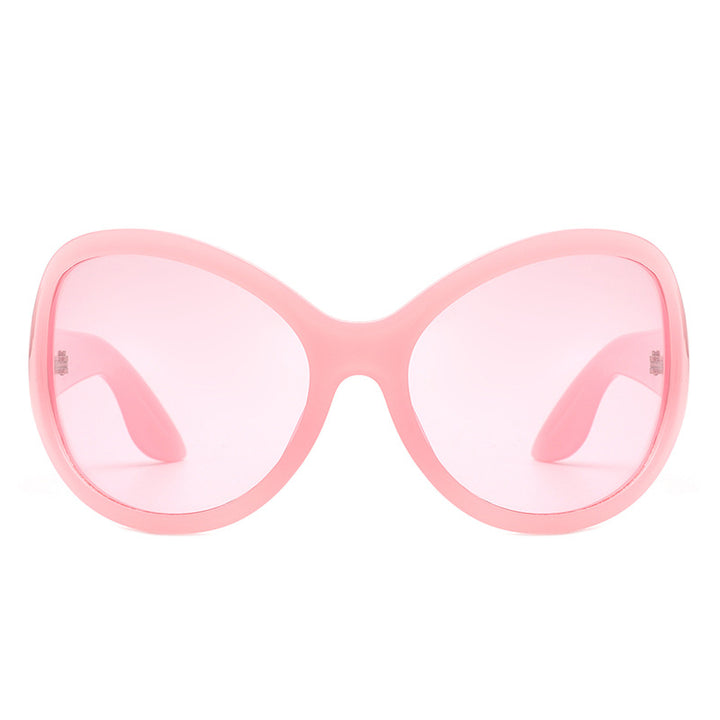 Ladies sunglasses in a stylish butterfly design with UV protection and wide frame Bowlift