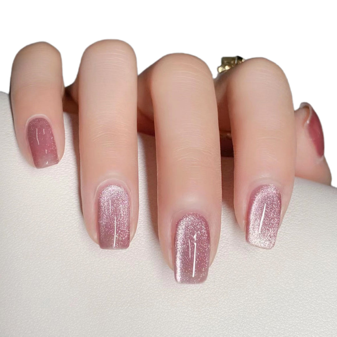 Sparkling Glitter Nail Extensions Bowlift