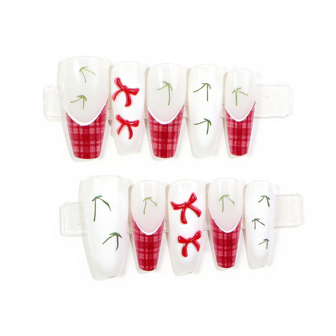 Festive Nail Art Press-On Collection Bowlift