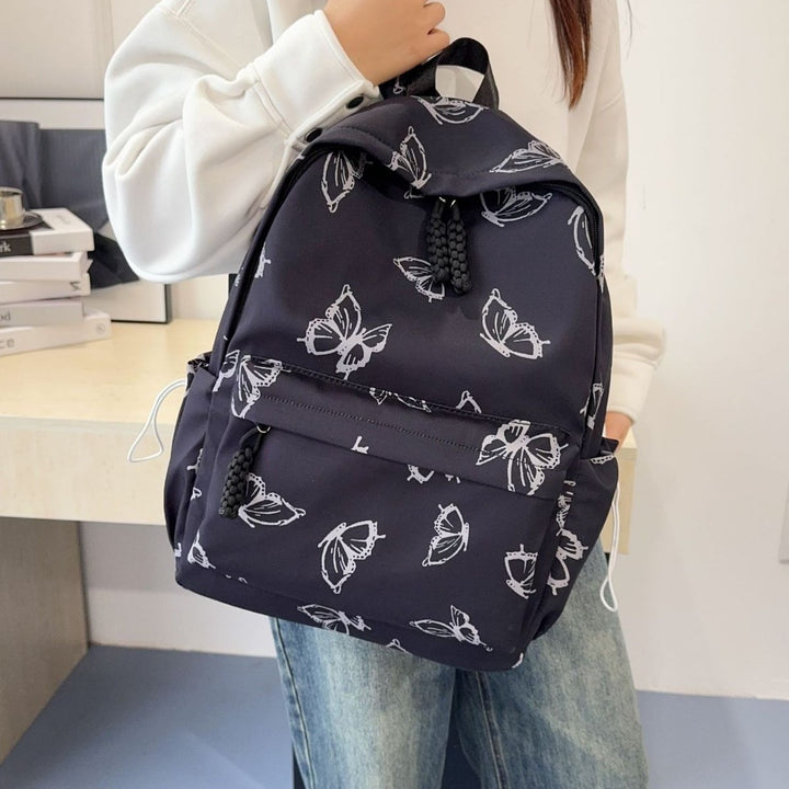 Backpack with Playful Butterfly Design Bowlift