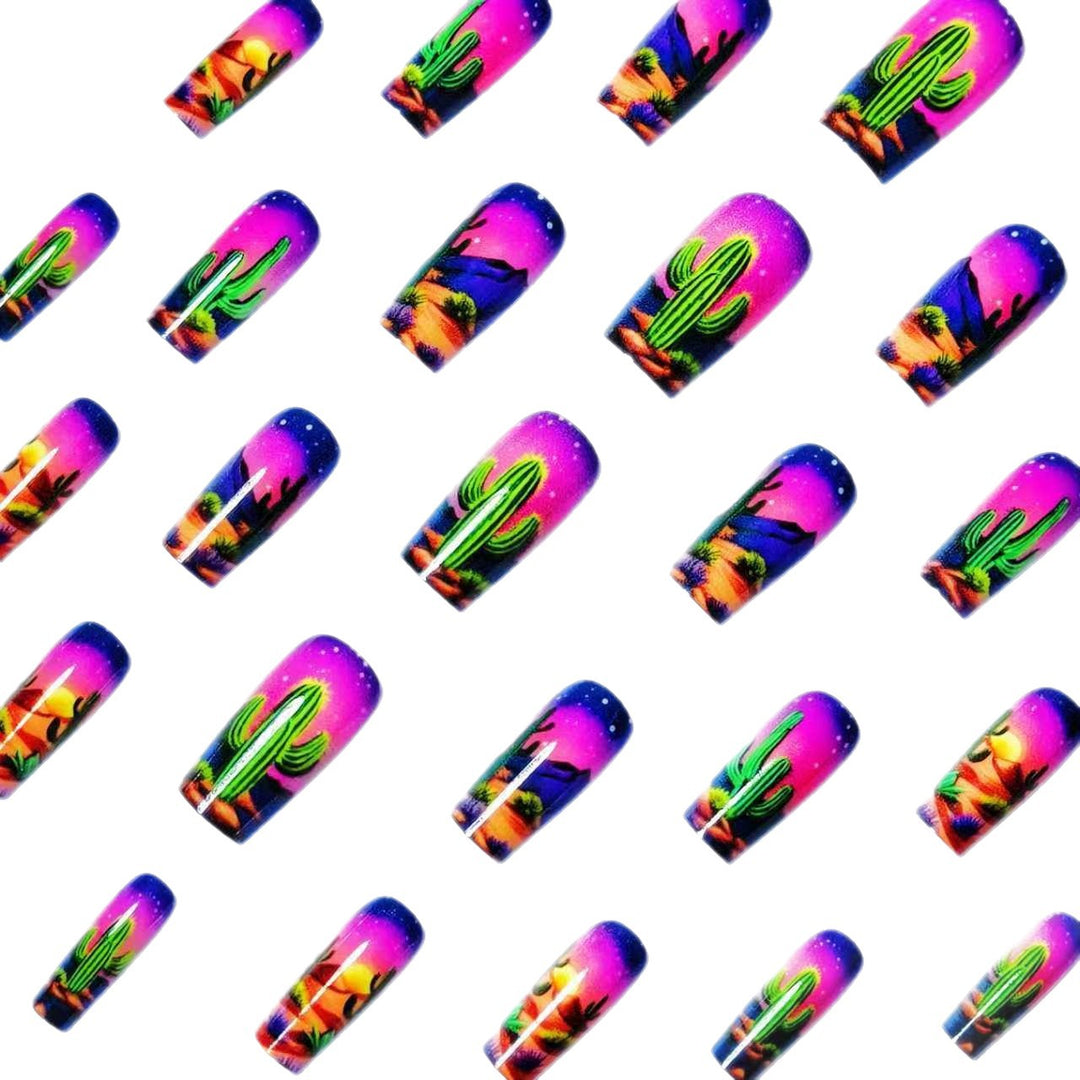 Artificial Nails in Desert Design Bowlift