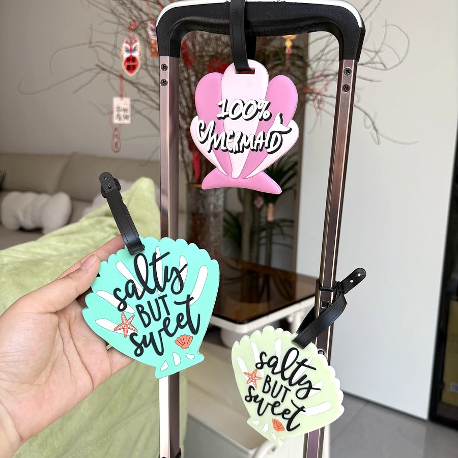 Novelty Shell-Shaped Luggage Tag Bowlift