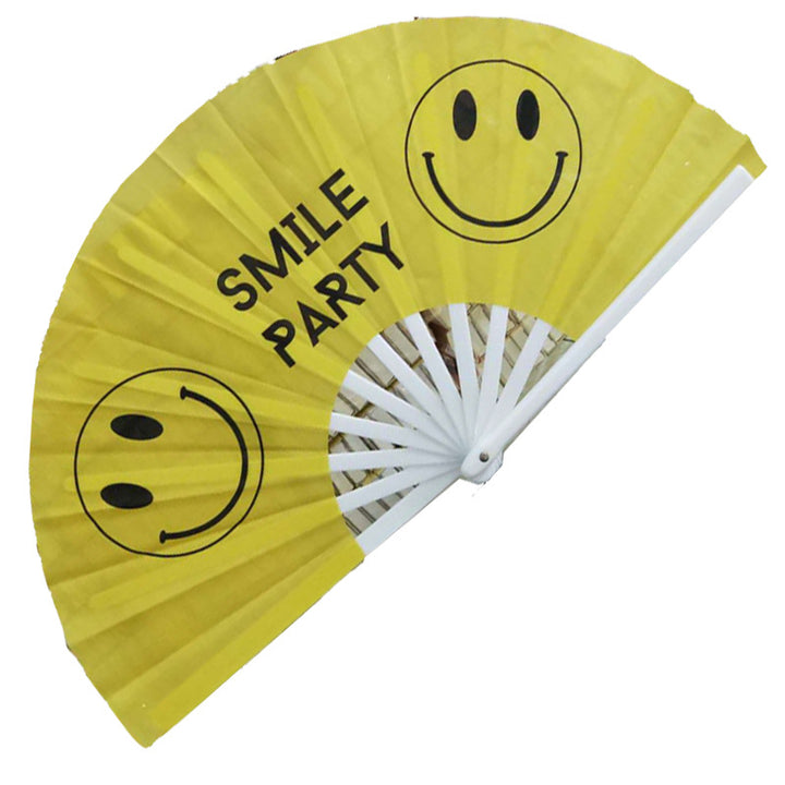 Women Colorful Fan with sturdy plastic ribs Bowlift