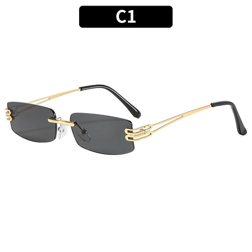 Stylish Minimalist Rectangle Sunglasses