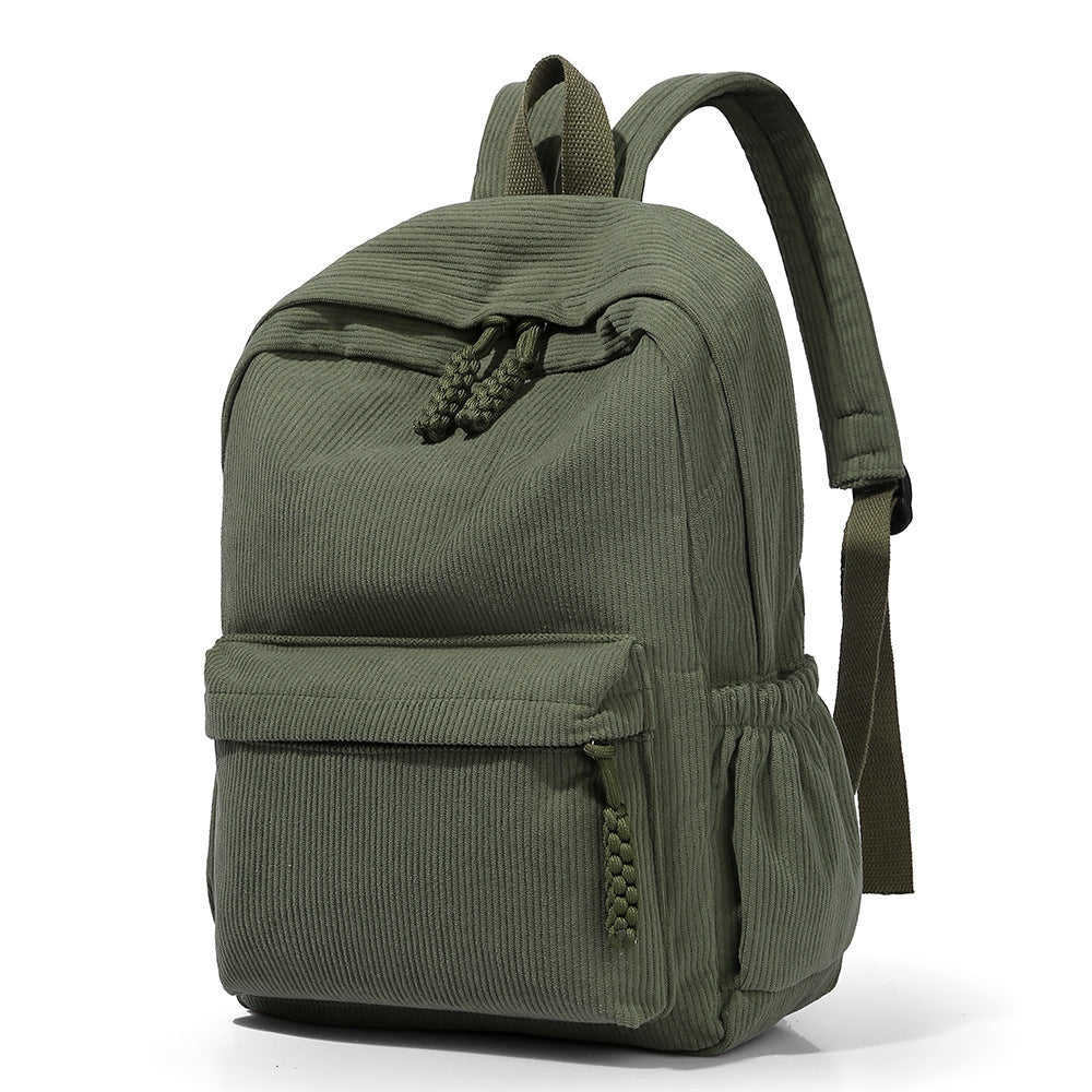 WoTextured Fabric Casual Backpack Bowlift