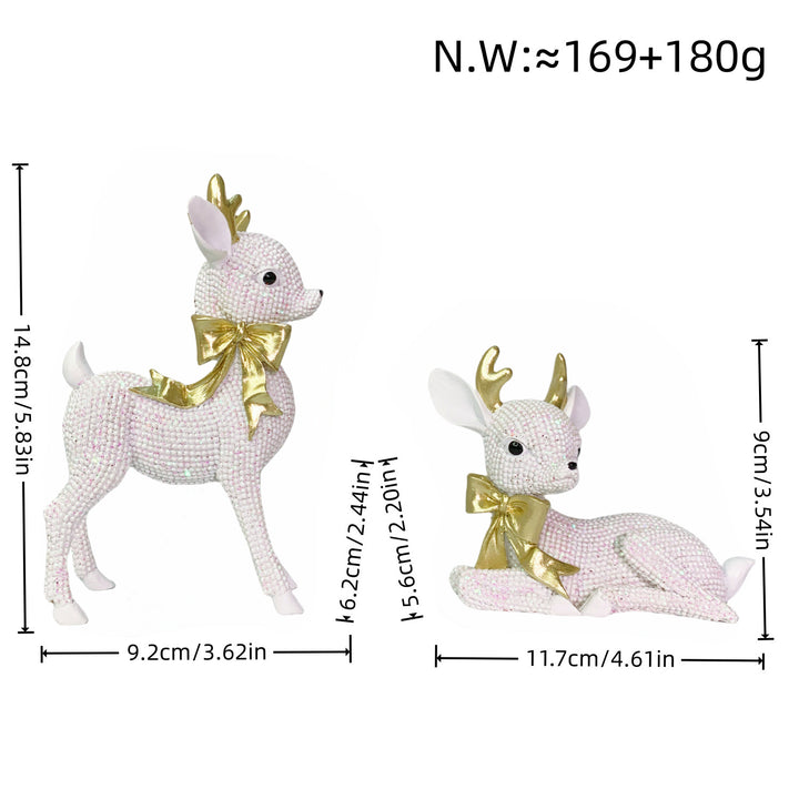 Luxurious Reindeer Sculpture Bowlift