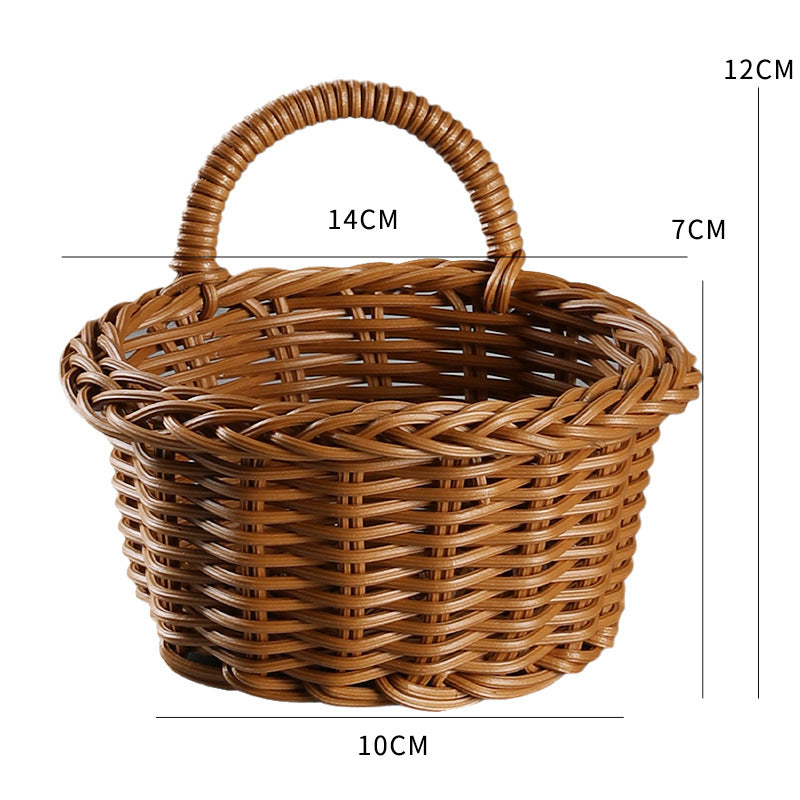 Handmade Wicker Fruit Basket Bowlift