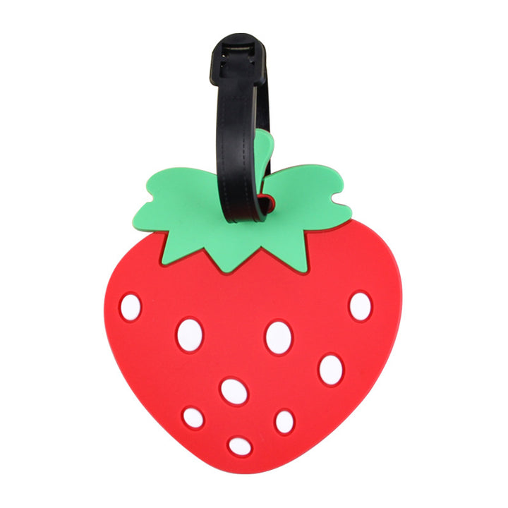 Strawberry-Themed Luggage Identifier Bowlift