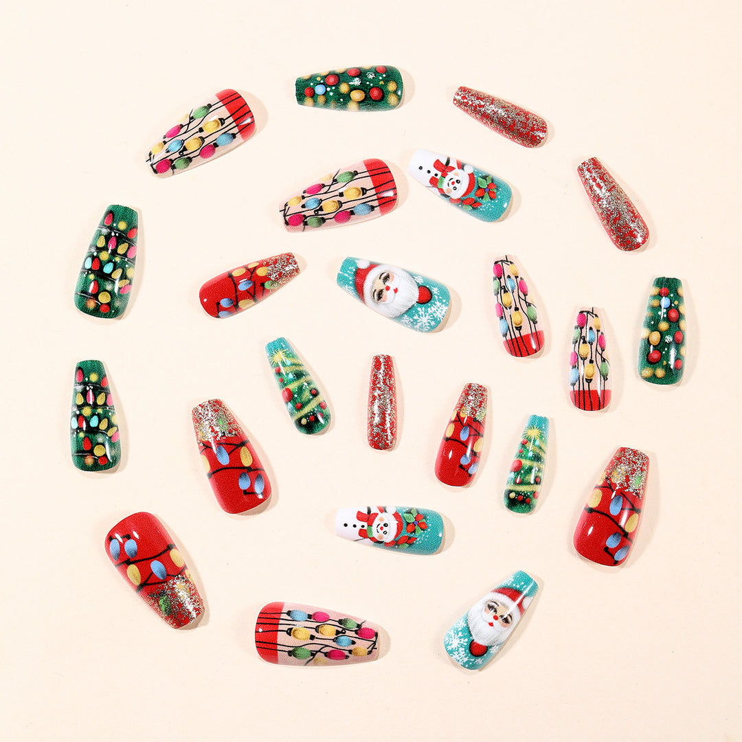 Holiday-Themed 3D Nail Art Extensions Bowlift