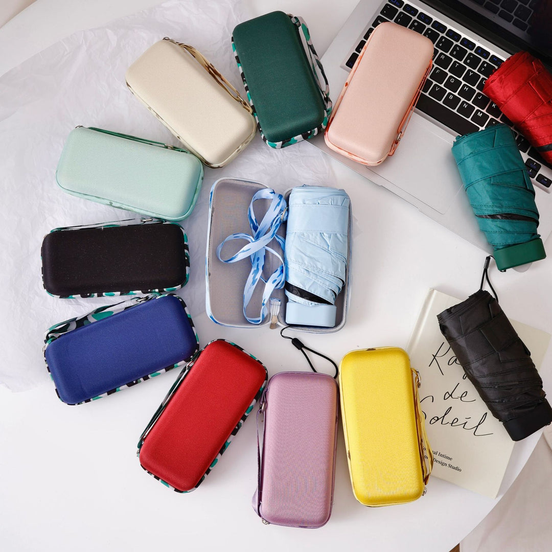 Women's compact and elegant folding umbrella with carrying bag Bowlift