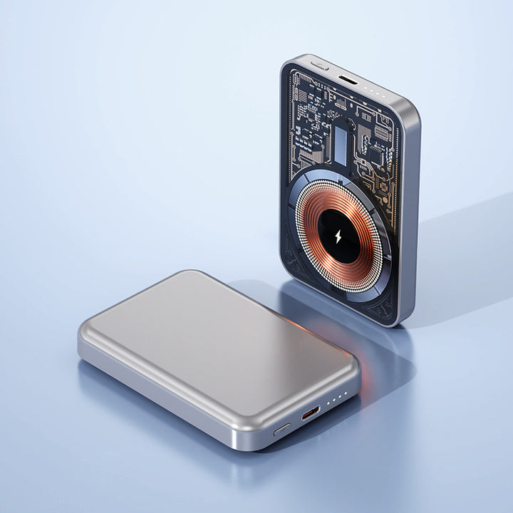 Portable Wireless Power Bank with High-Performance Battery and Smart Charging Technology Bowlift