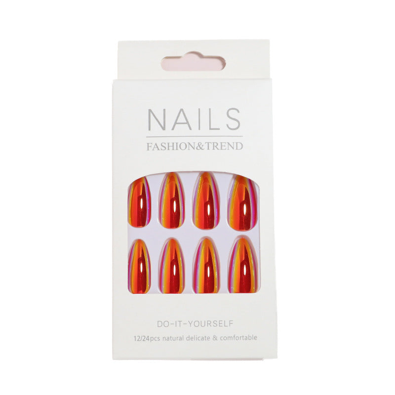 Artistic Gradient Press-On Nails Bowlift