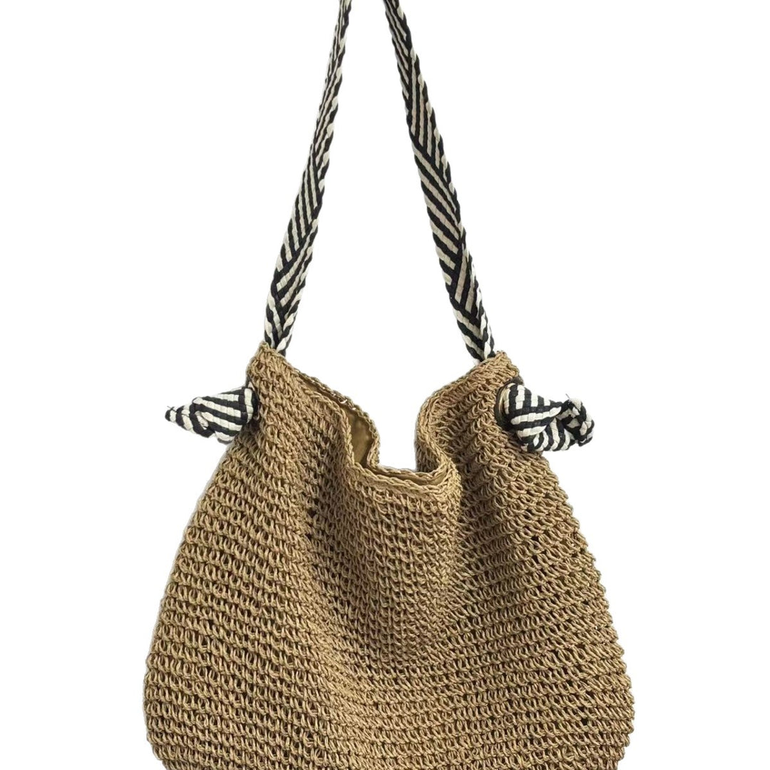 Handbag with Striped Straps Bowlift
