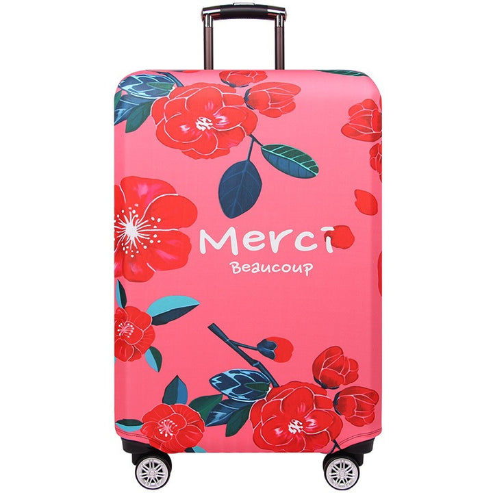 Floral Print Hard Shell Luggage Bowlift