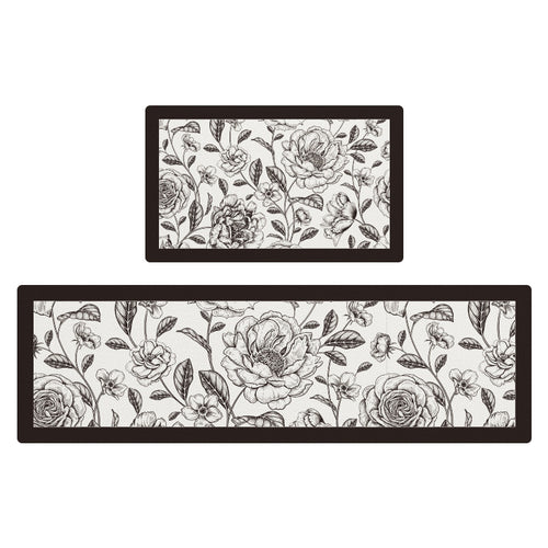 Floral Kitchen Comfort Mat Bowlift