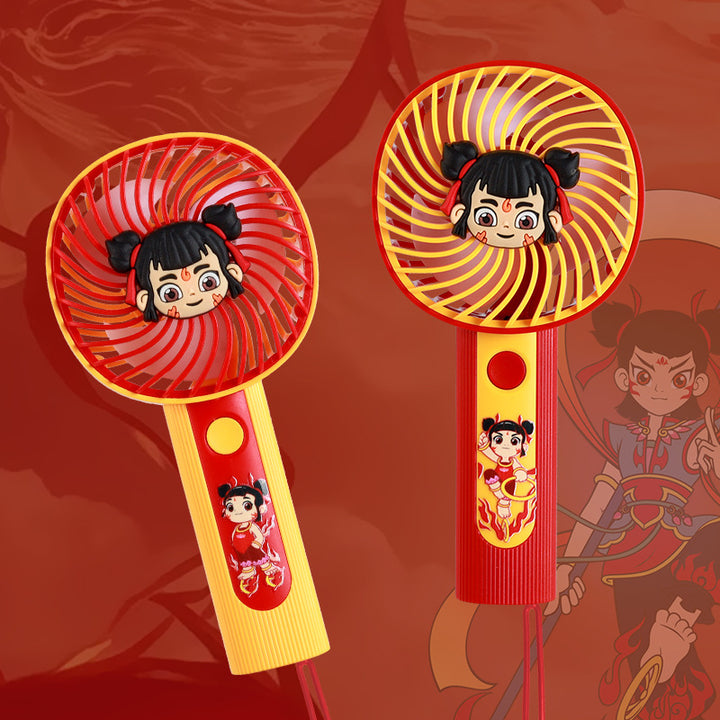 Ladies portable hand fan in playful design Bowlift