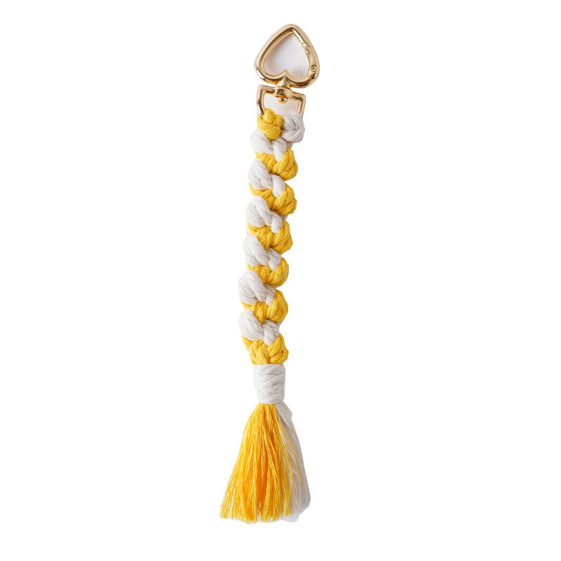 Decorative Macramé Keychain Holder Bowlift