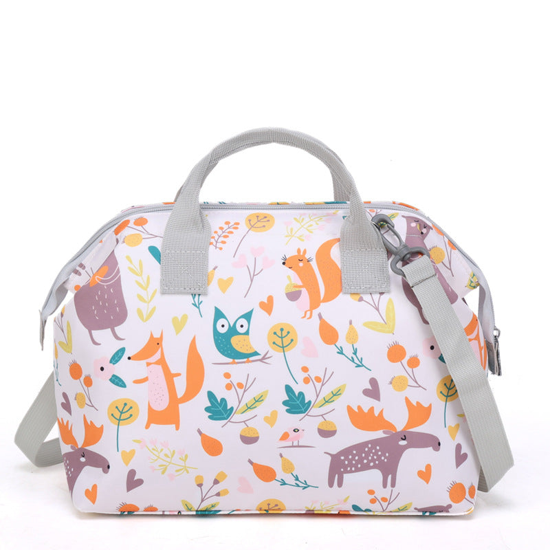 Playful Patterned Travel Satchel Bowlift
