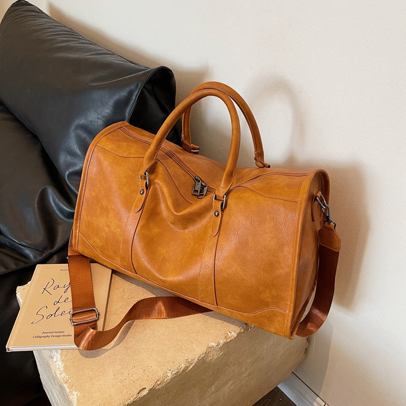 High-quality leather travel bag Bowlift