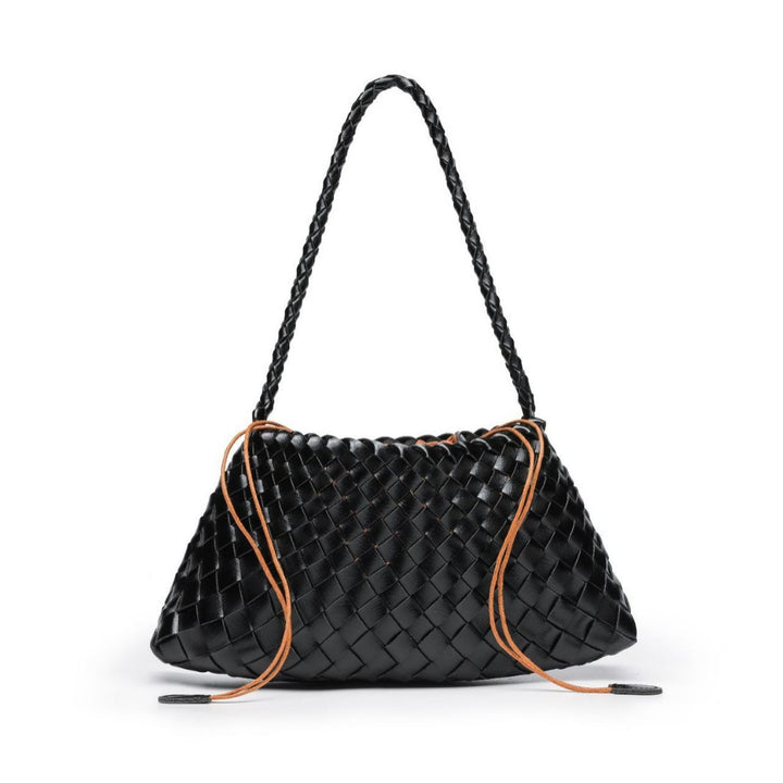 Textured Woven Shoulder Bag Bowlift