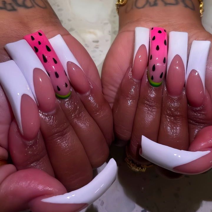 Glamorous 3D Long Stiletto Press-On Nails Bowlift