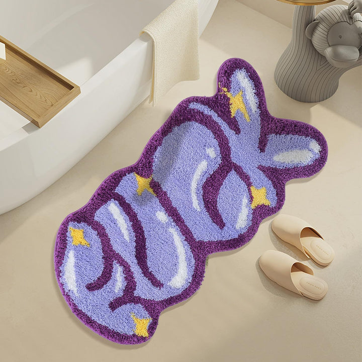 Cute Bunny-Shaped Bath Mat Bowlift