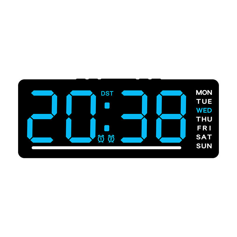 Digital LED Alarm Clock with Large, Clear Display and Multiple Alarm Functions Bowlift
