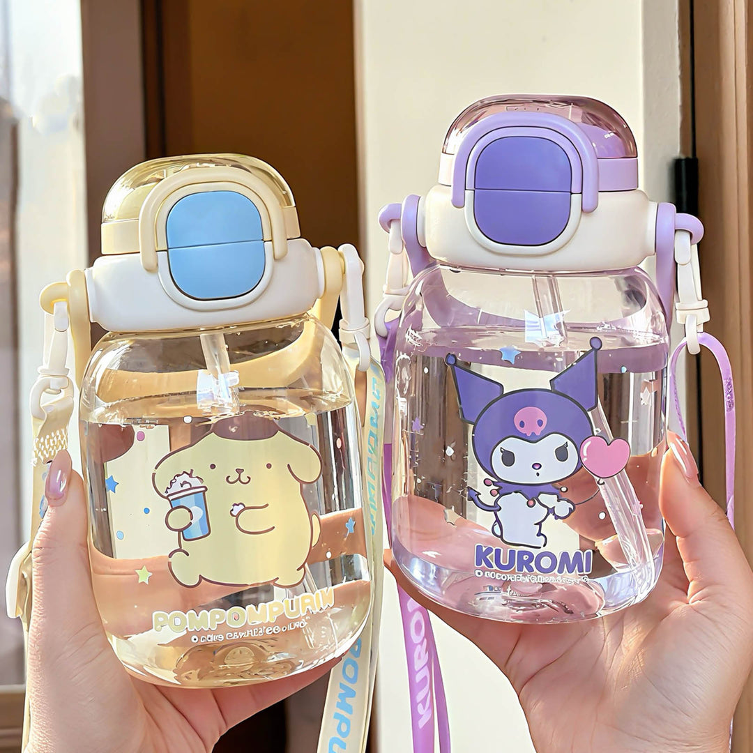 Women's practical drinking bottle with ergonomic grip Bowlift