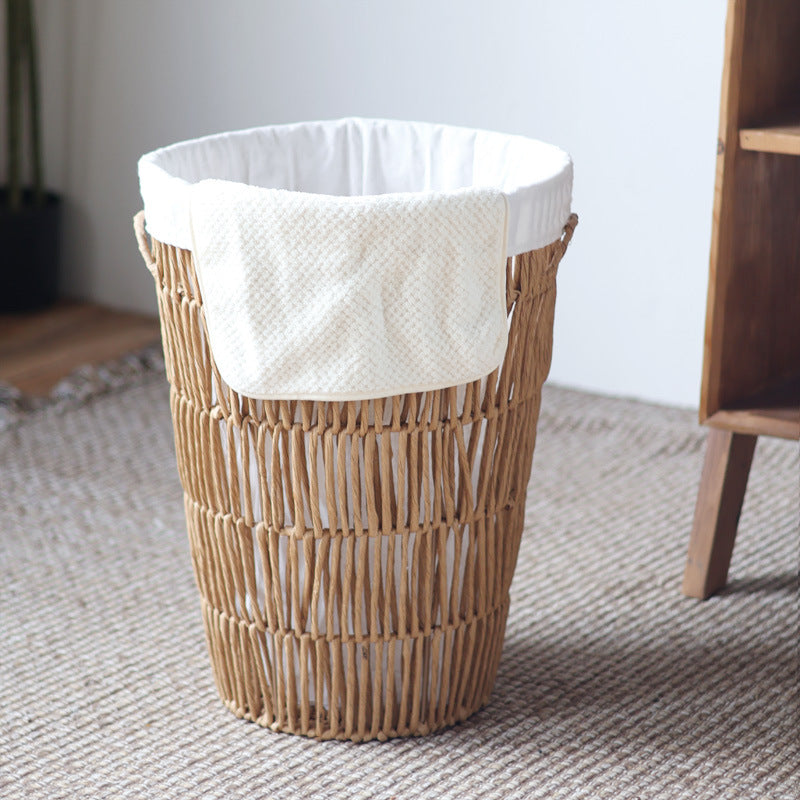 Stylish laundry basket with lid Bowlift