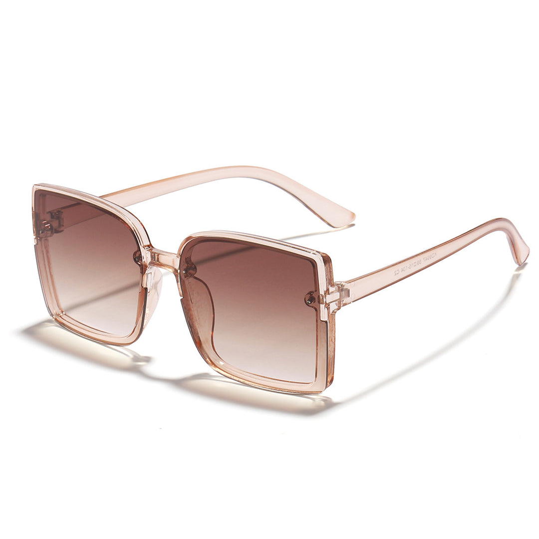 Women oversized square sunglasses with modern gradient effect Bowlift