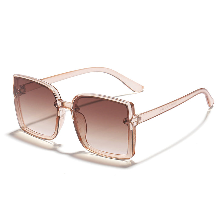 Women oversized square sunglasses with modern gradient effect Bowlift