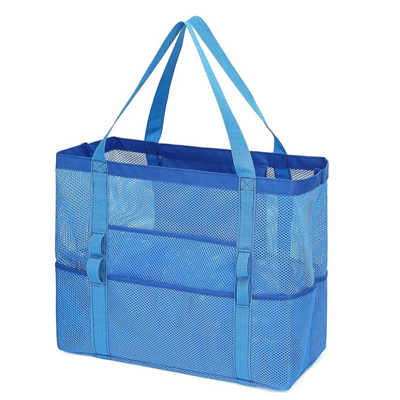 Practical Beach Tote Bag Made of Breathable Mesh Material Bowlift