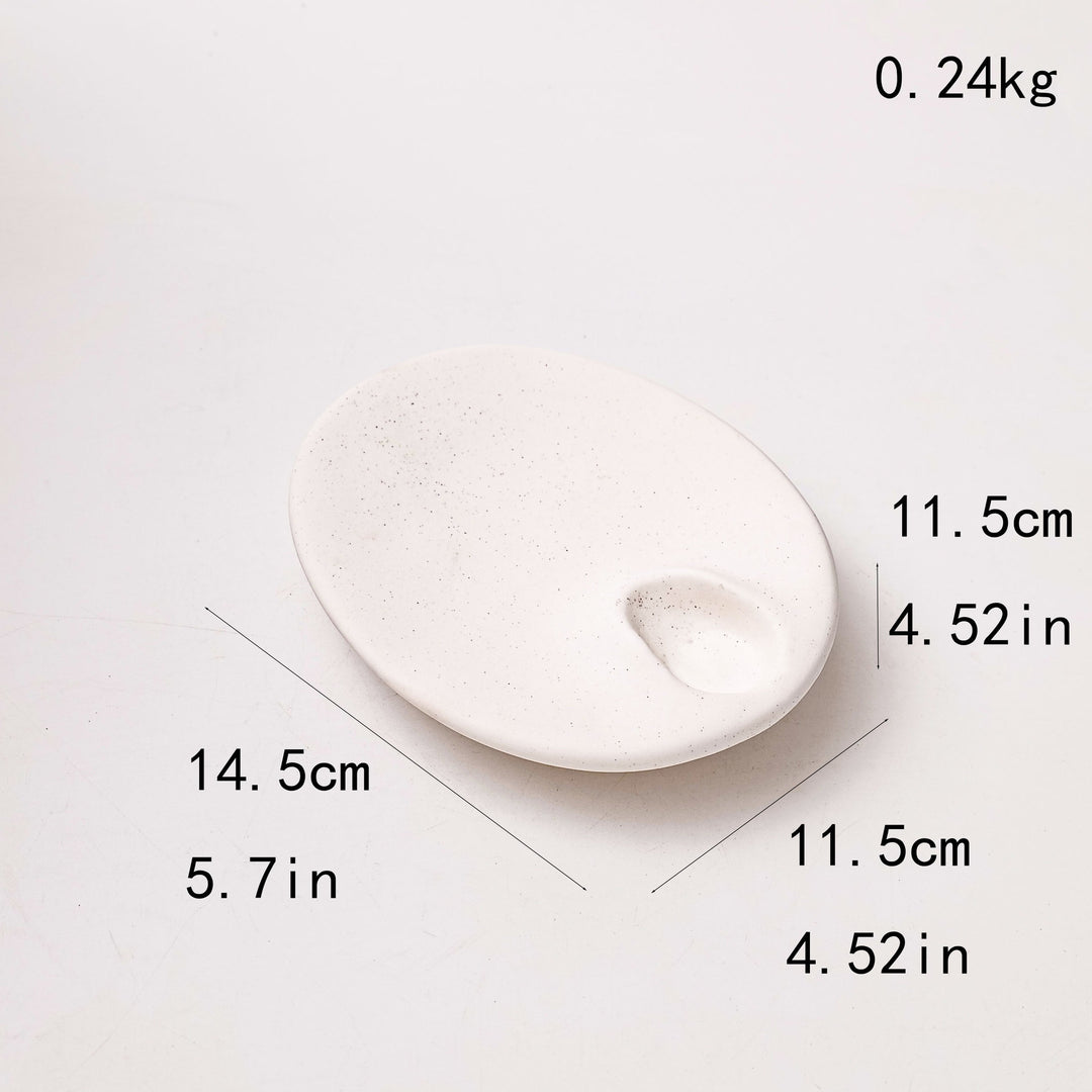 Decorative Oval Ceramic Dish
