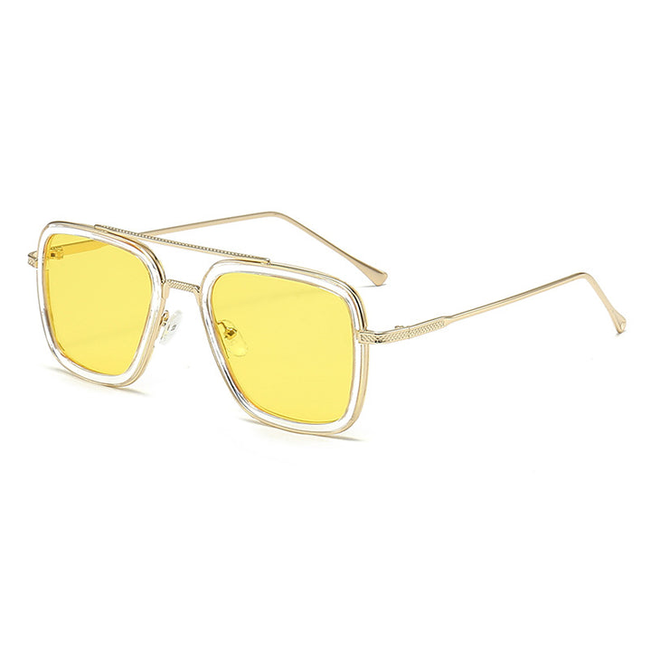 Women's stylish square sunglasses with metallic details Bowlift