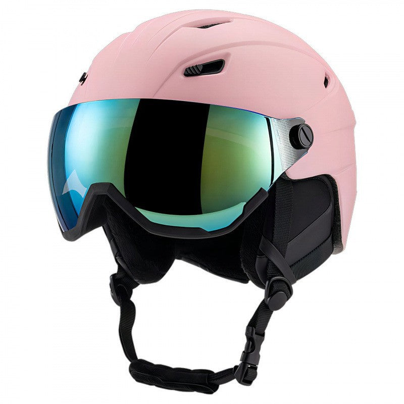 Snow Sports Helmet with Integrated Visor Bowlift