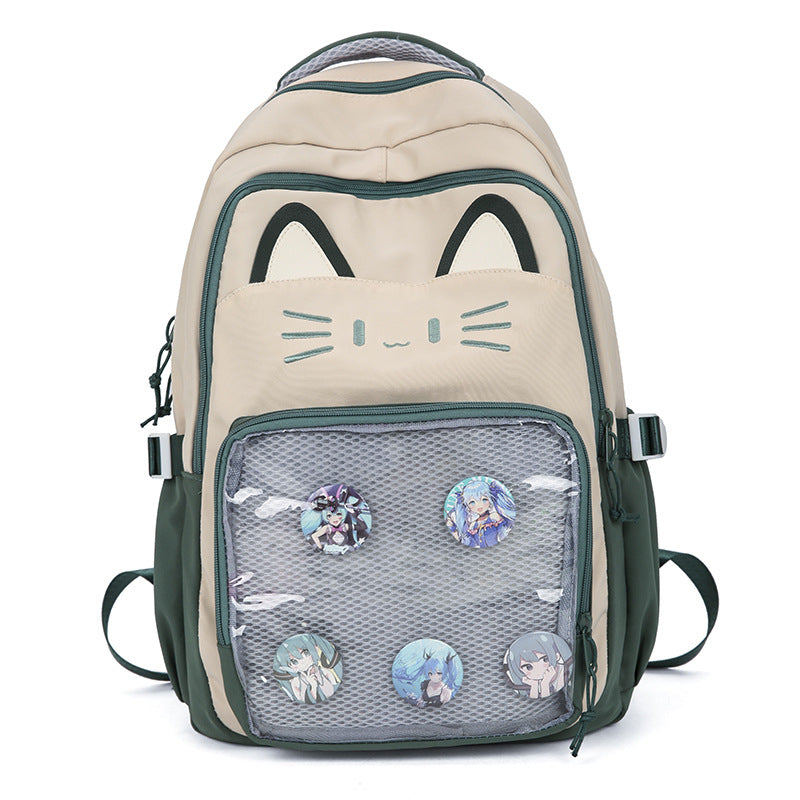Cat-Ear Design Backpack Bowlift