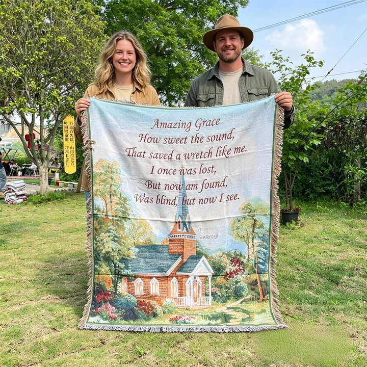 Inspirational Tapestry Throw Blanket