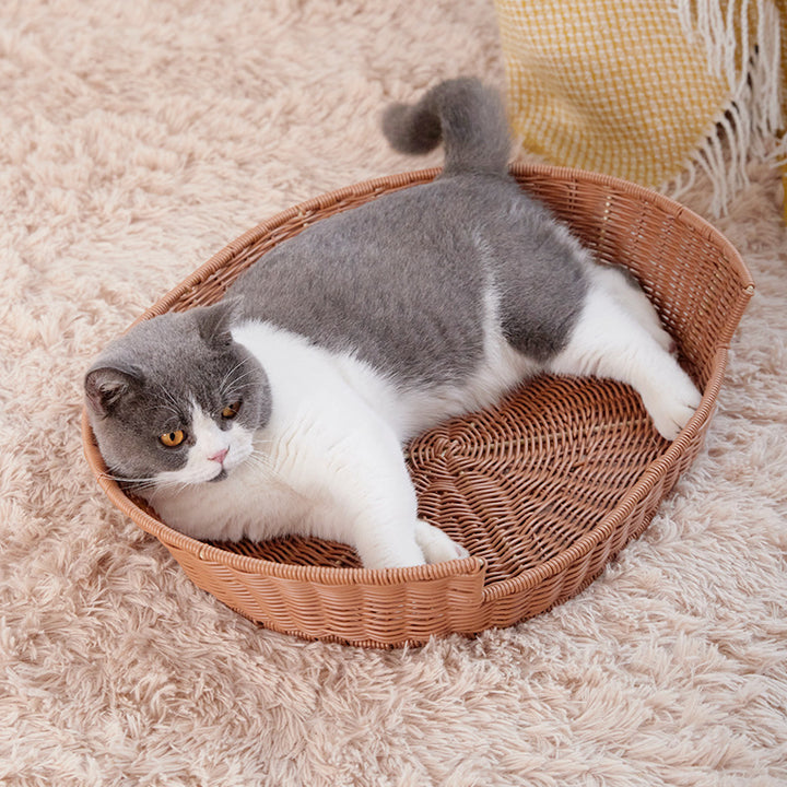 Rattan Cat Bed Bowlift