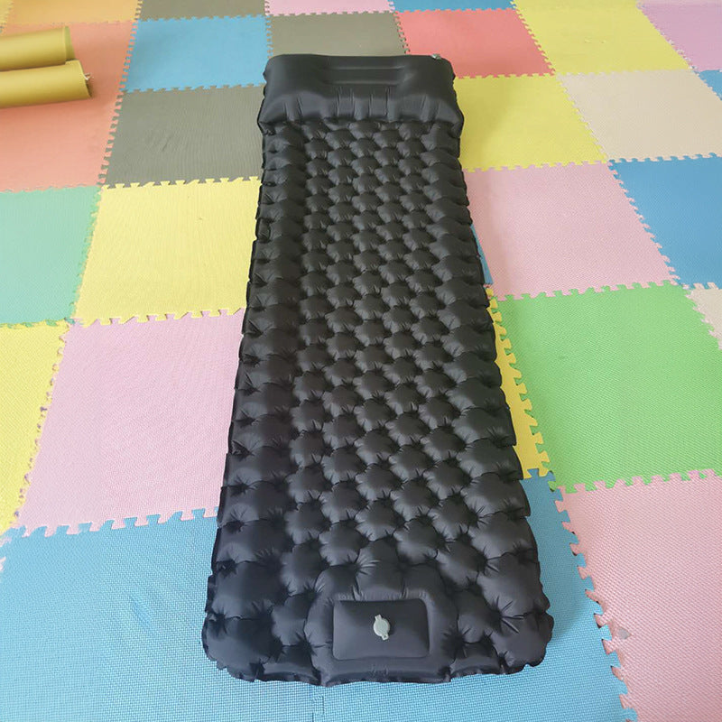Inflatable sleeping pad with comfort zones Bowlift