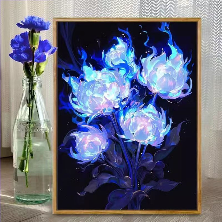 Floral Fantasy Illustration Art Print Bowlift