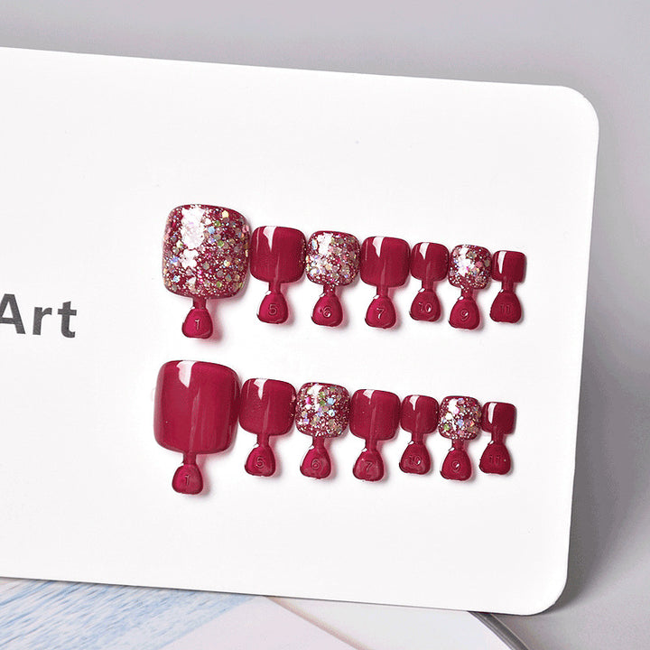 Decorative Toenail Art Bowlift