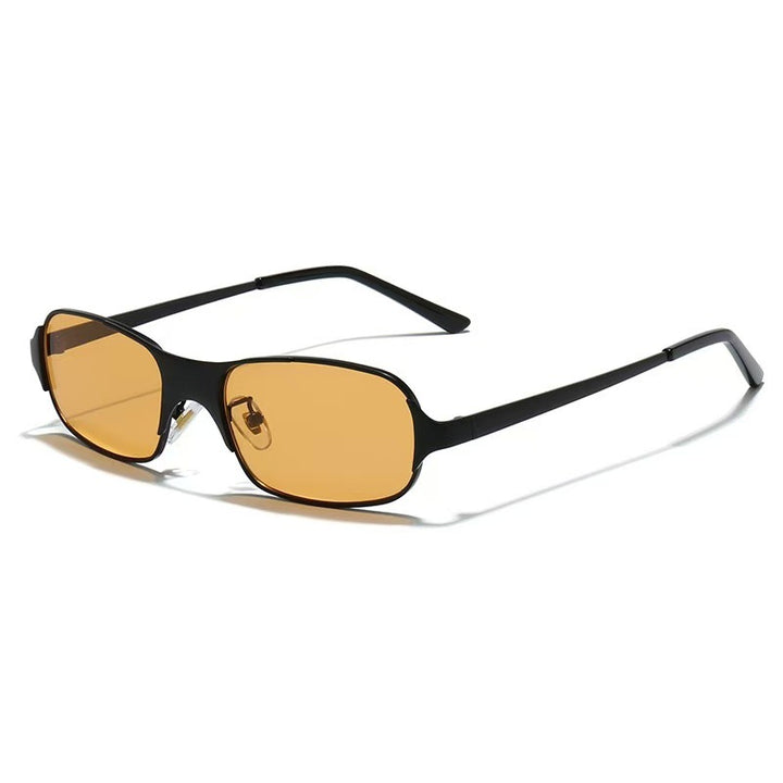 Women's modern rectangular sunglasses with UV protection and comfortable frame Bowlift