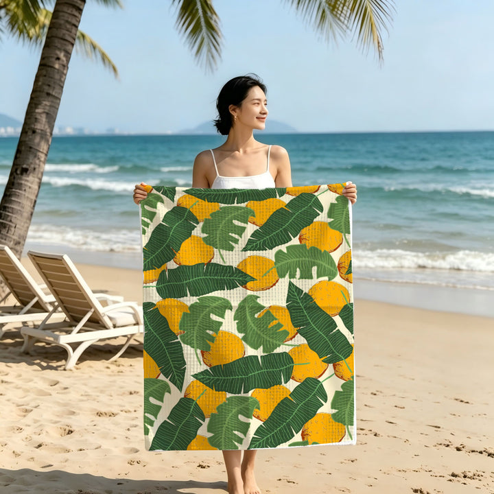 Structured dish towels with floral patterns Bowlift